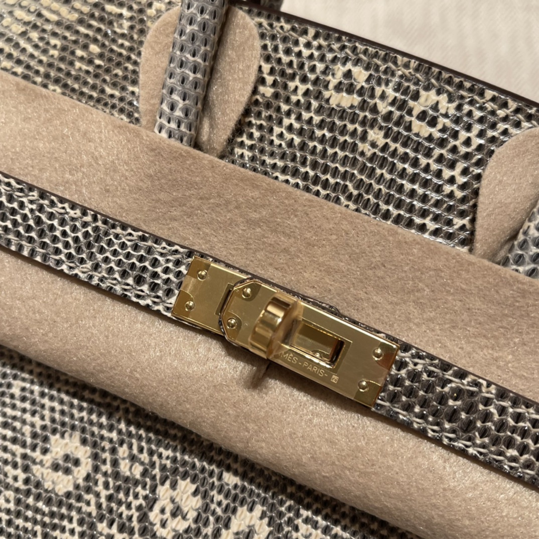 에르메스 버킨백25 히말라야 금장 리자드 가죽